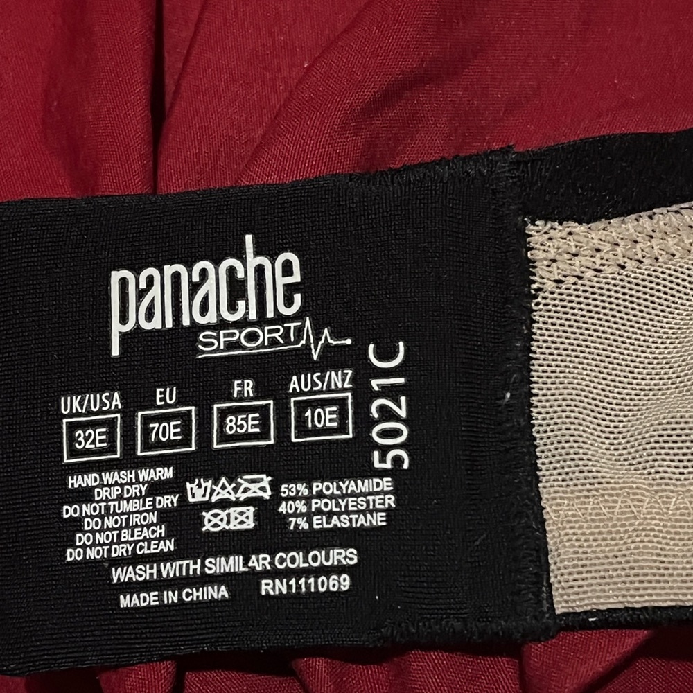 Panache Sport Black Patterned Bra - Picture 3 of 16